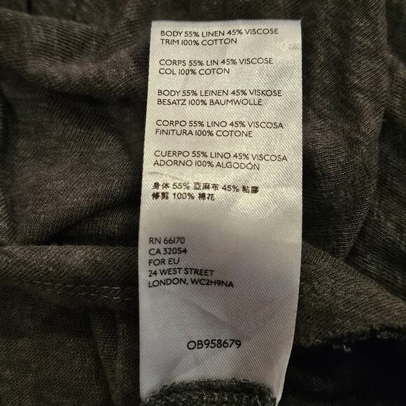 Free People Top Women Size XS Highland Button Front Cap Sleeve Swing Boho Hippie - Picture 11 of 11